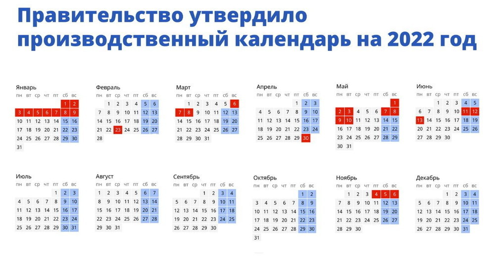 В России часть новогодних выходных перенесли на май | Вести образования