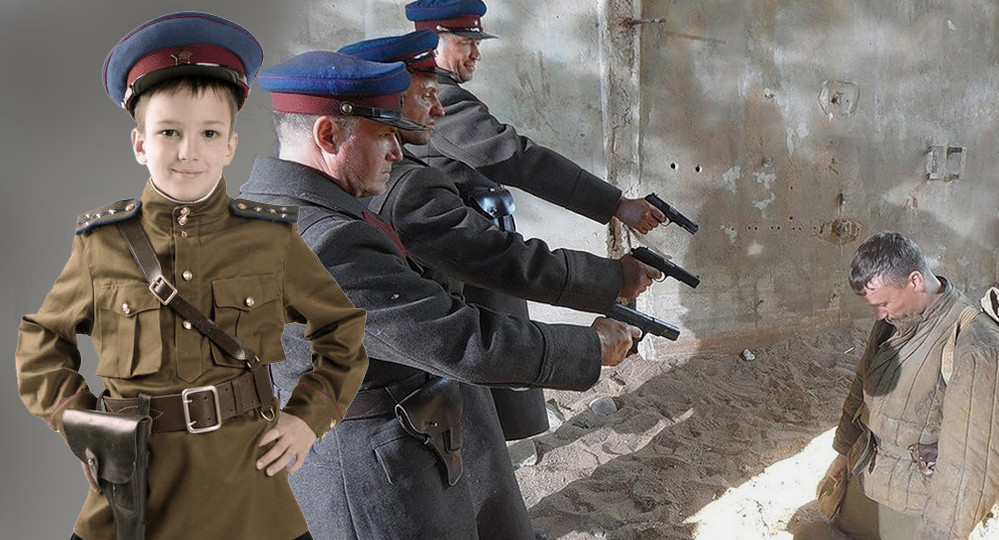 Фотосессия в униформе палача