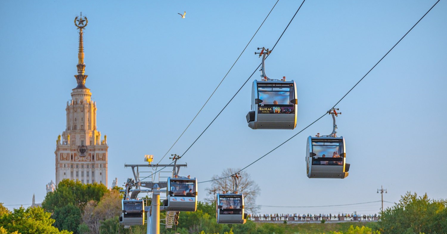 Первого сентября первоклассники смогут бесплатно прокатиться на Московской канатной дороге