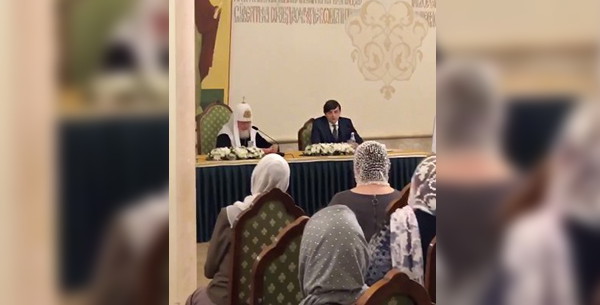 Сергей Кравцов и патриарх Кирилл проводят встречу с учителями, преподающими основы православной культуры