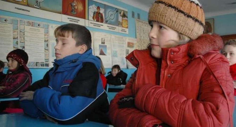 В волотовской школе дети учились при 12 градусах по Цельсию