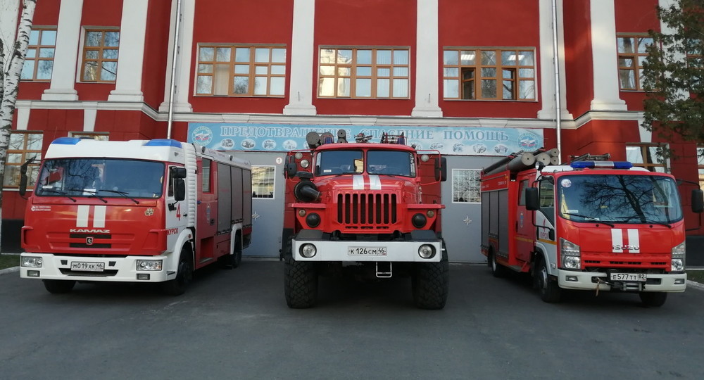 Курские пожарные провели для школьников онлайн-экскурсию