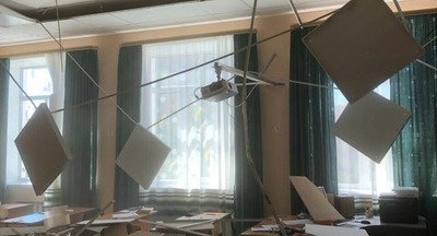 В Подмосковье возбуждено дело по факту обрушения потолка в школе