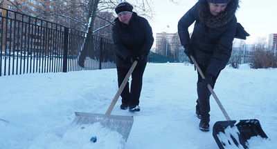 Петербургских учителей призвали выйти на субботник и убрать снег
