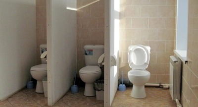  В пензенской школе на время ЕГЭ сняли двери с кабинок туалета