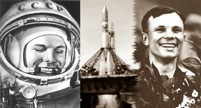 12 апреля 1961 – Первый в мире полёт человека в космос, осуществлённый Юрием Гагариным на советском космическом корабле «Восток»
