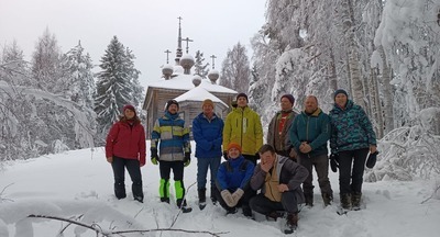 Московские педагоги прошли зимний маршрут 92 километра по Транскенозерской тропе